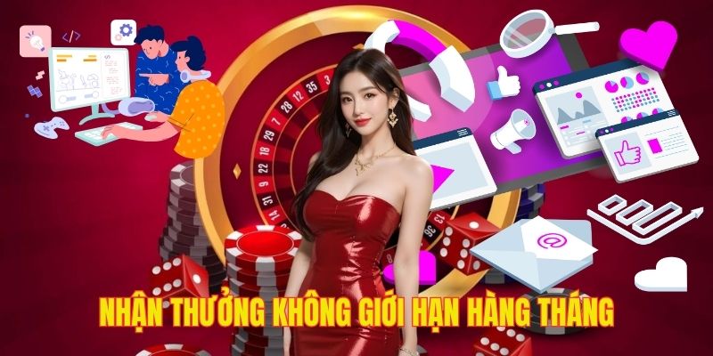 Nhận tiền thưởng không giới hạn mỗi tháng khi hoàn thành nhiệm vụ